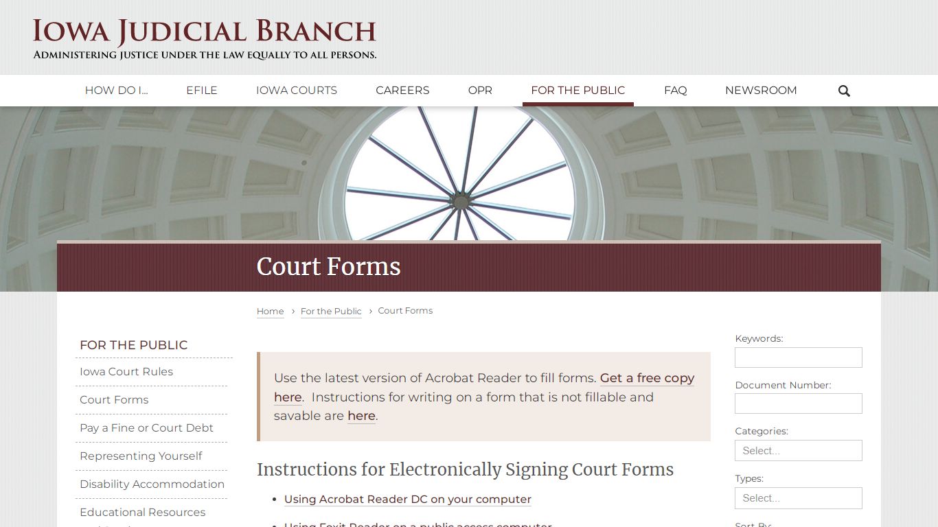 Court Forms | Iowa Judicial Branch